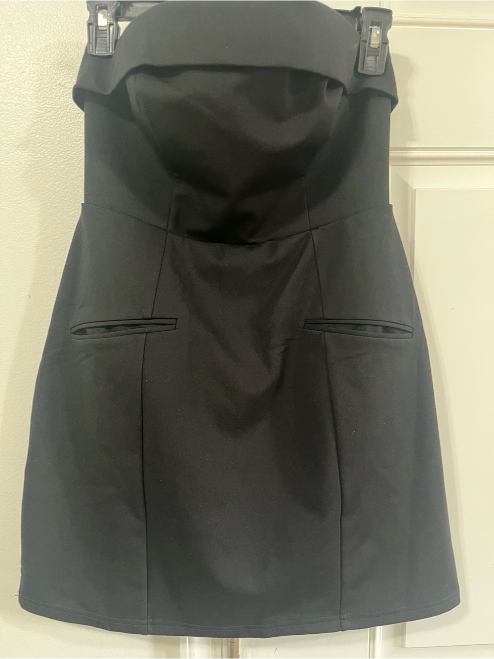 Sexy Little Strapless Black Mini Dress S brand new without tag